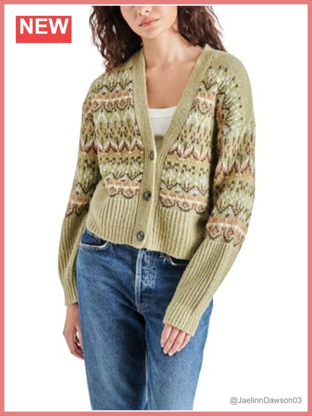 Steve Madden Raegan Sweater Women's V-Neck Pullover Long Sleeve